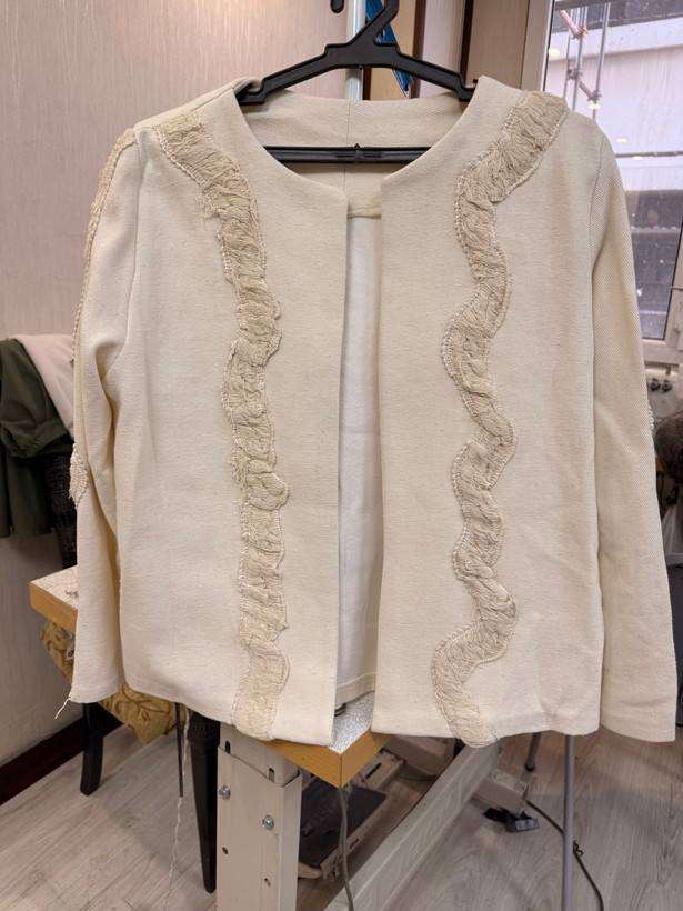 کت زنانه لینن مجلسی
